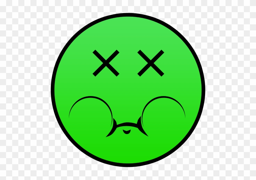 Nauseous Smiley Face Download - Throw Up In Mouth Emoji #536766