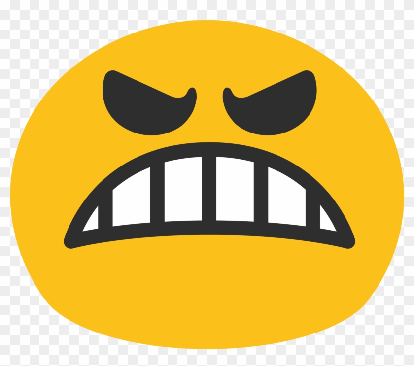 Angry Emoji Transparent Background - Apple Vs Google Vs Samsung Emojis #536869
