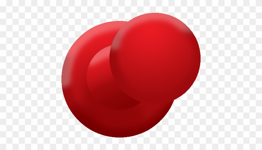 Red Push Pin Png By Bloodywilliam On Clipart Library - Push Pin Png #536908