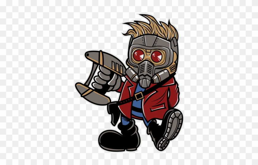 Awesome 'star Lord Vintage Cartoon Style' Design On - Star Lord Cartoon Png #537014