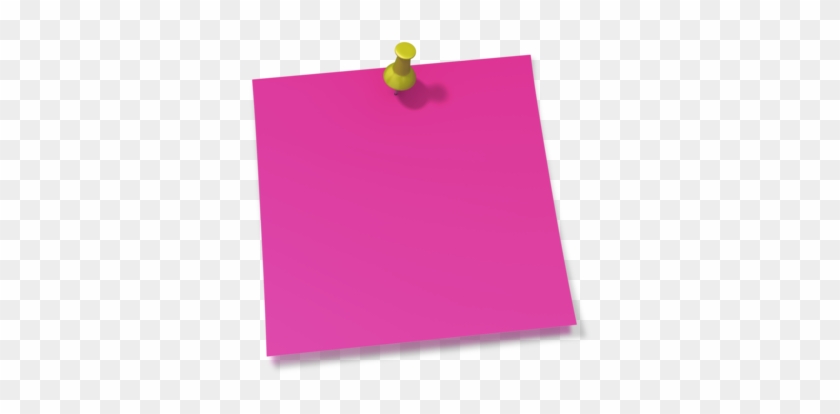 Thumbtack Note Clip Art Chadholtz - Post It Notes Pink #537023