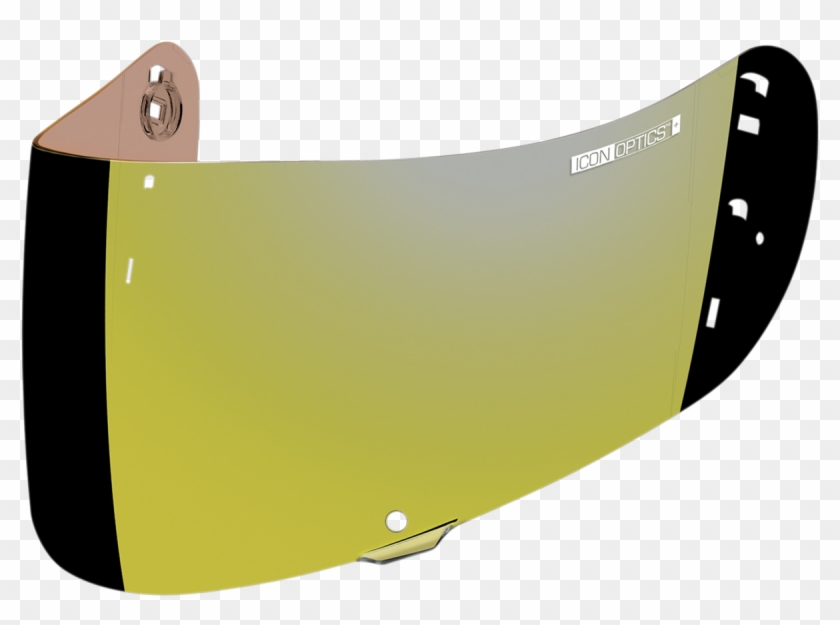 Icon And Pivot Kits Shield Optics Ff Rst Gold Adult - Icon Optics Visor - Gold-mirrored - One Size #537032