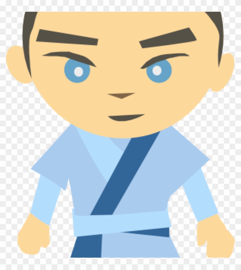 Character Clipart Japanese Character Clip Art At Clker - Cartoon Ninja Boy Shower Curtain #537212