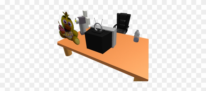 Fnaf 2 Office Desk *with Chica Plushie * - Five Nights At Freddy's 2 #537370