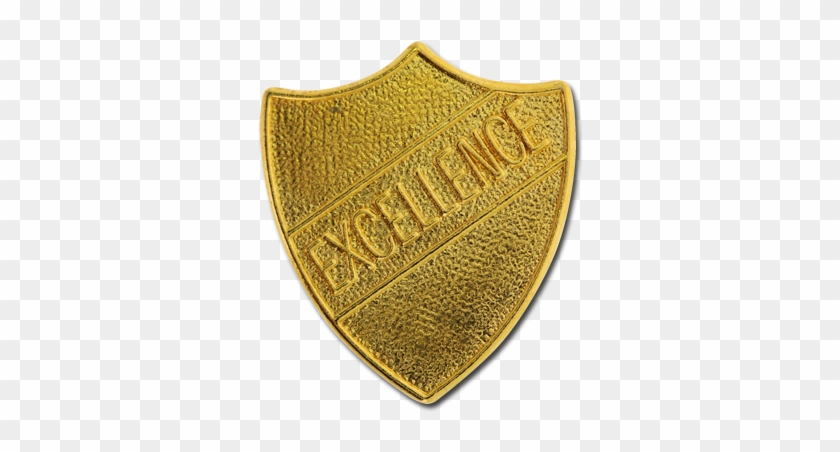 Excellence Metal Shield Badge - Shield Of Excellence 10 Studyladder #537426