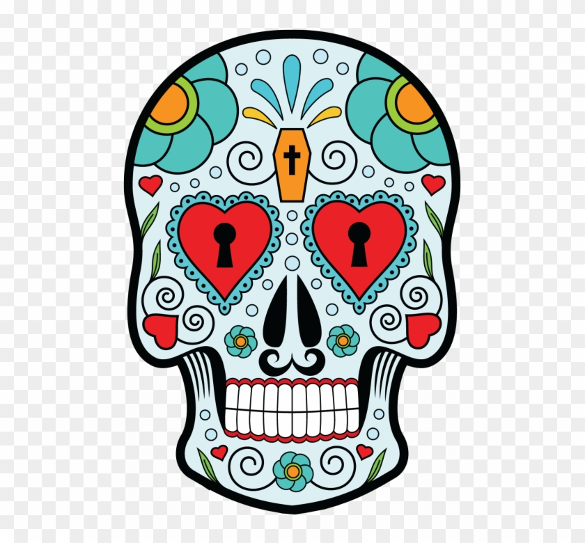 Tete De Mort Mexicaine - Dia De Los Muertos By Adult Coloring Book J Kaiwell #537457