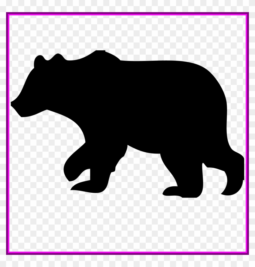 Inspiring Bear Silhouette Stock Photos Royalty Of Head - Mama Bear Two Cubs #537465