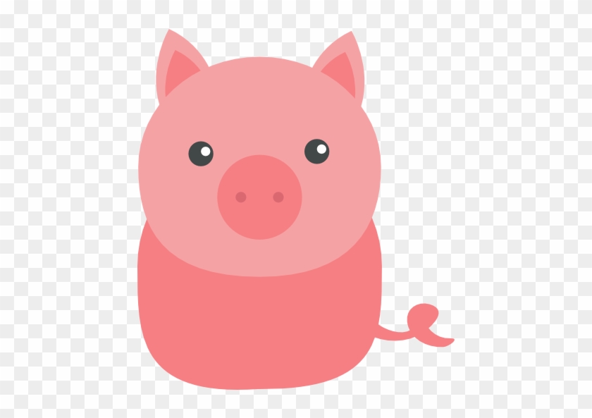 Pig Computer Icons Clip Art - Pig Icon Flat #537488