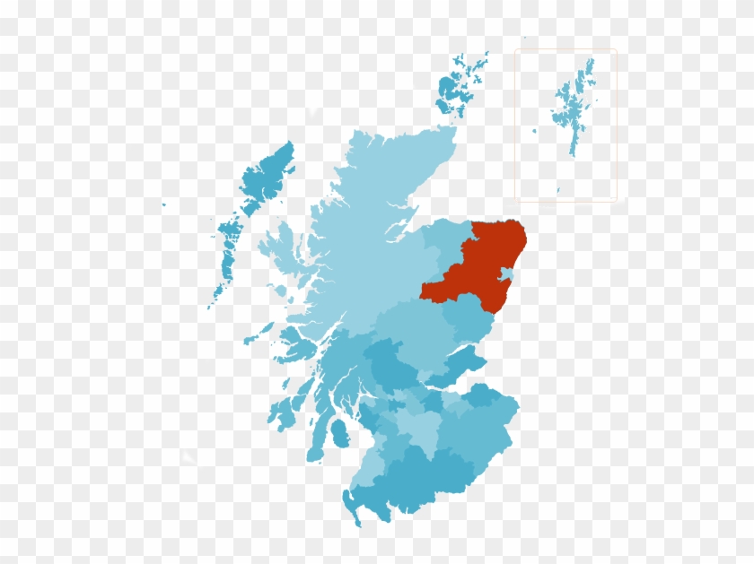 Regions Aberdeen City Aberdeenshire - Scotland Vector #537545