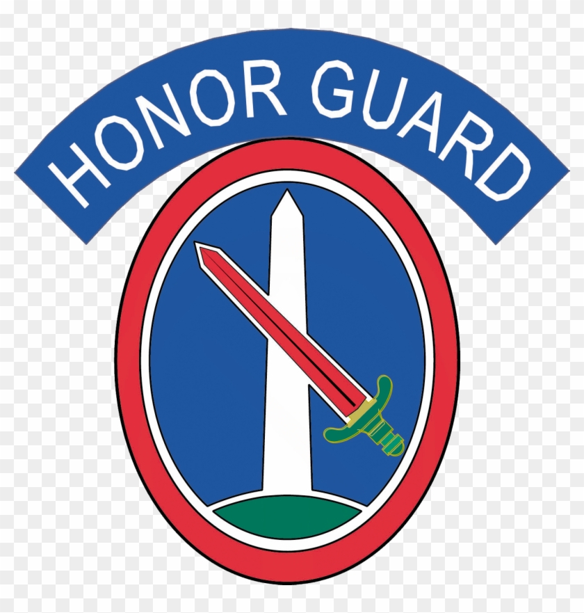 Mdw Honor Guard Patch 1, Png, - Old Guard Unit Patch #537647