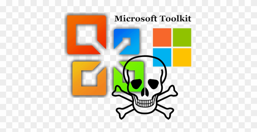 Microsoft Toolkit - Cartoon Skull And Crossbones #537807