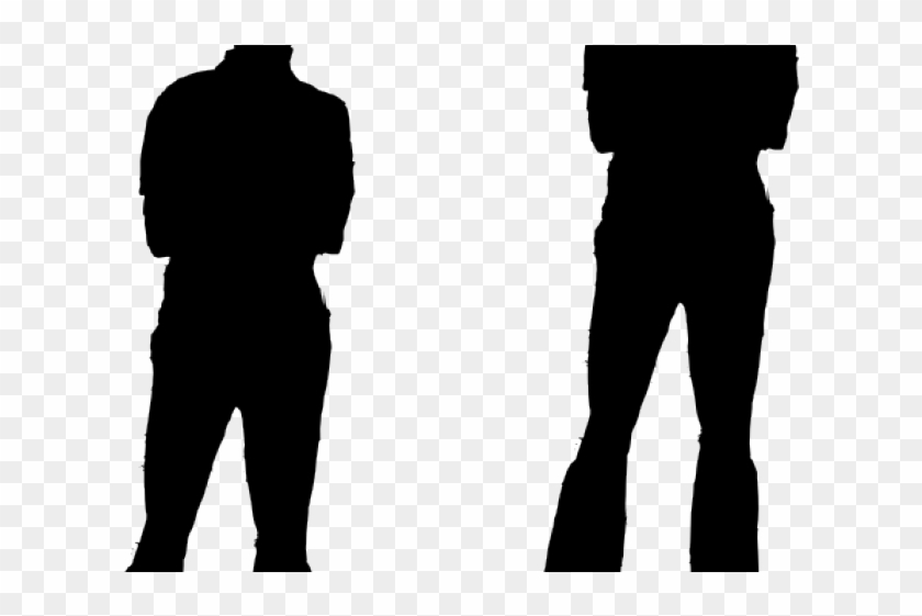 Silhouettes Clipart African American Man - Standing #537879