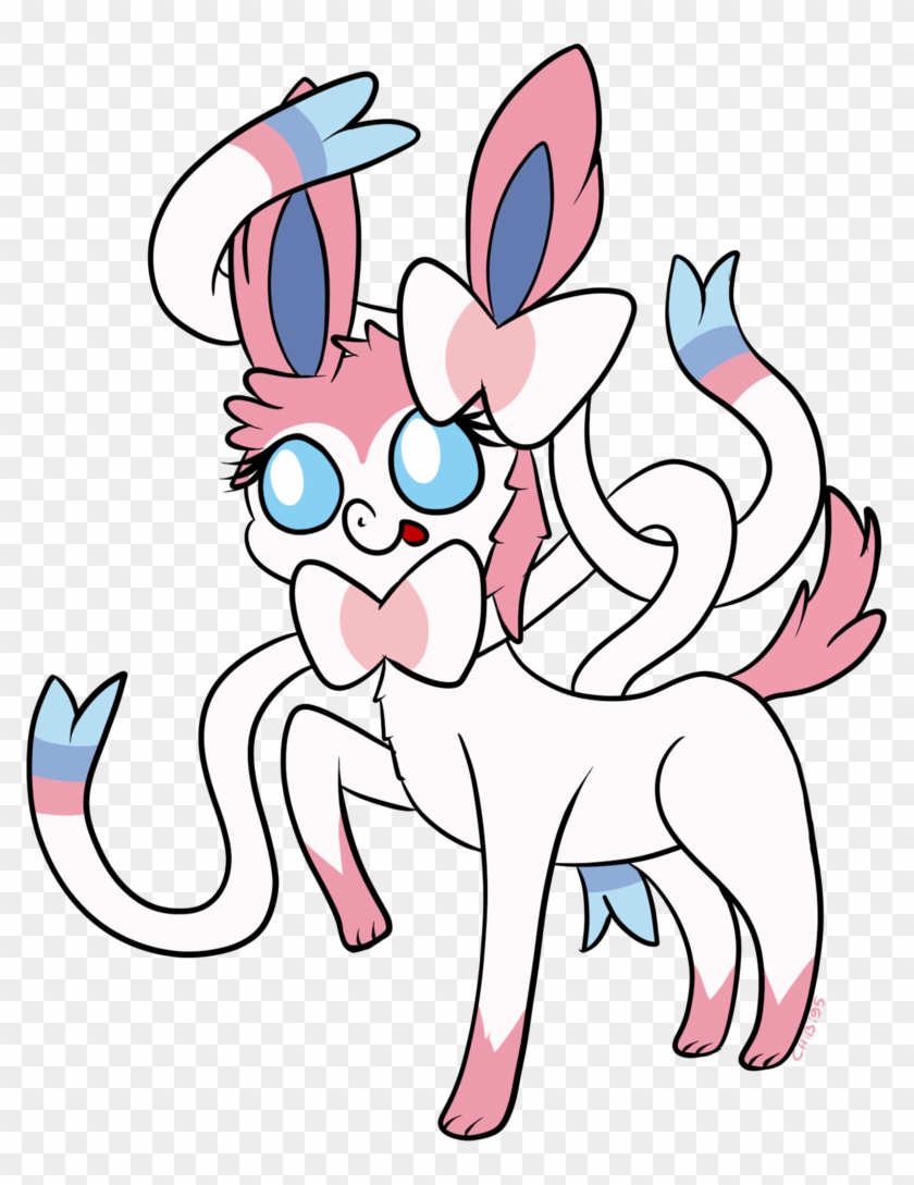 Sylveon By Chibi95 On Deviantart - Cartoon #537913