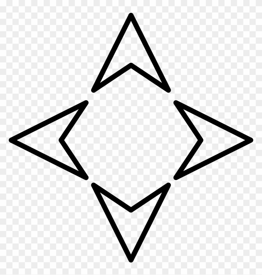 Similar Clip Art - Four Direction Arrow #537917