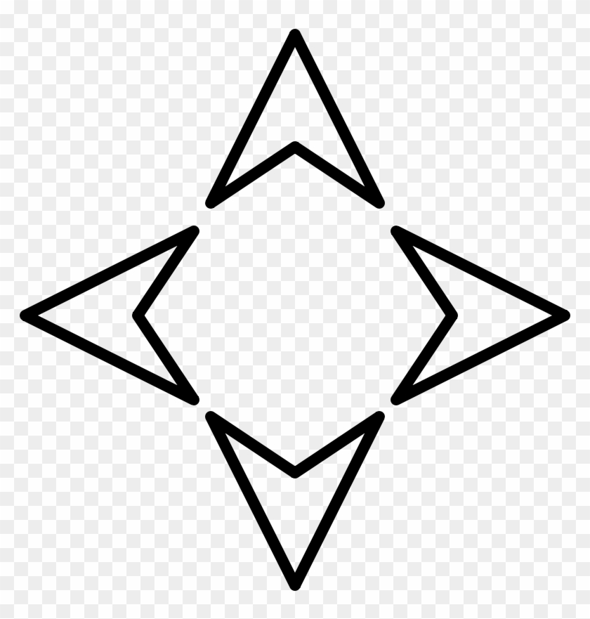 Similar Clip Art - Four Direction Arrow #537917