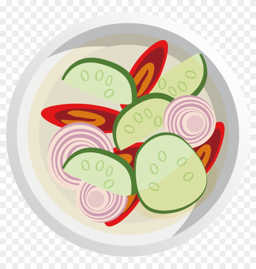 Vietnamese Cuisine Cucumber Vegetable Clip Art - Vector Graphics #537971