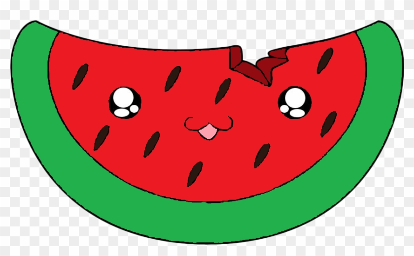 Watermelon Drawing Cartoon Cuteness Clip Art - Cartoon Cute Watermelon #537993