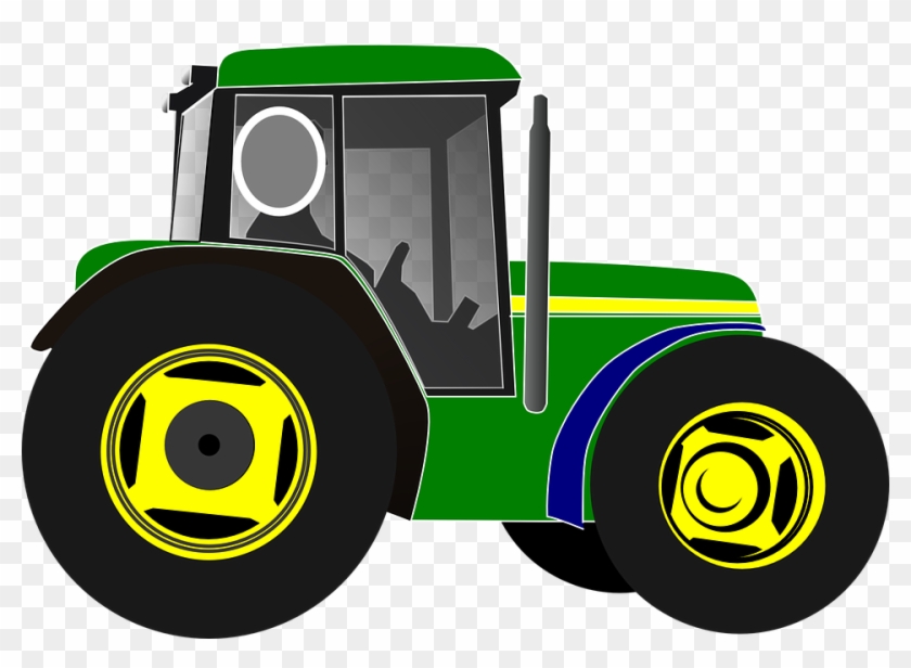 Tractor Clipart Little Green - Tractor Vector #538183