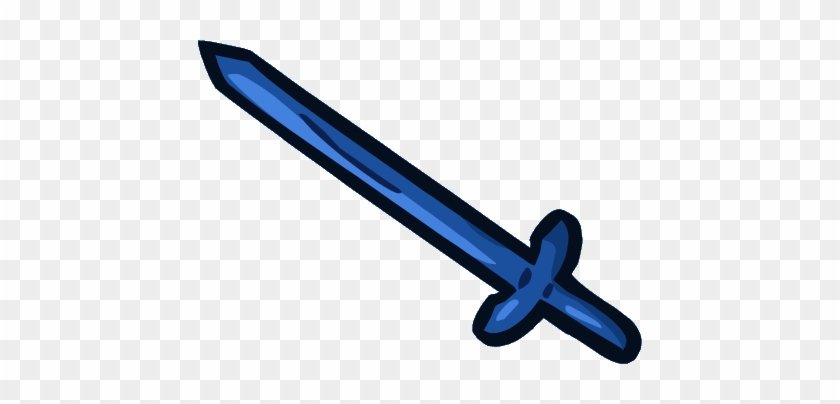 Blue Plastic Sword - Blue Sword #538407