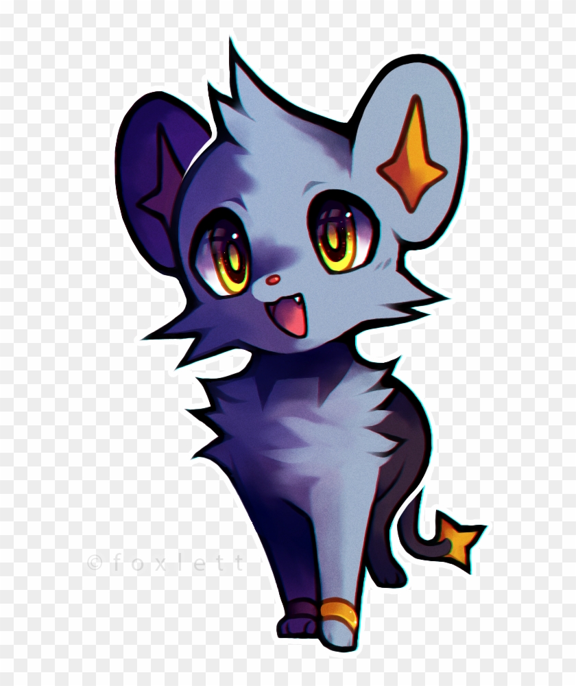 Shinx Reminds Me Of Kimba The White Lion For Some Reason - Cute Shinx Art #538538