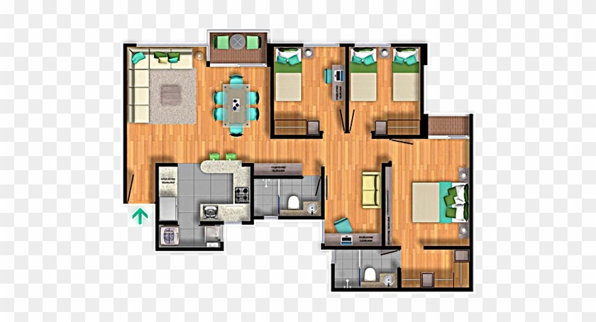 Krpano - Floor Plan #538905