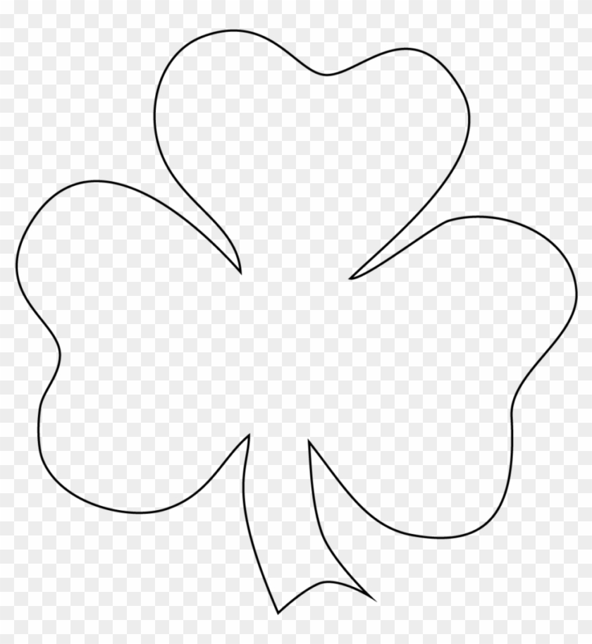 Printable Shamrock Template Printable World Holiday