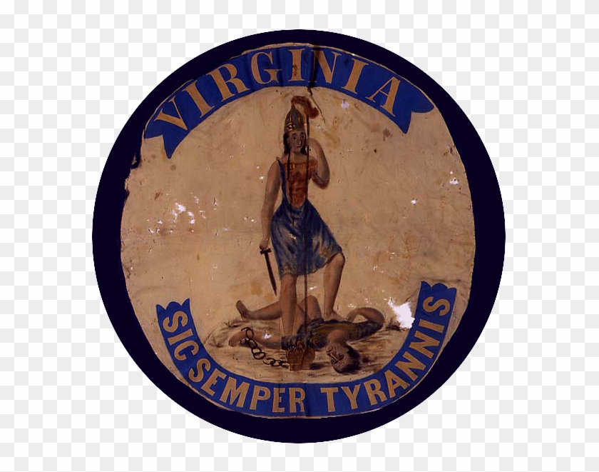 This Exhibit Examined The Civil War Years As A Pivotal - Original Virginia State Seal #539132