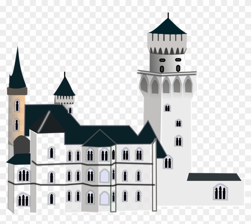 Office Tower Cliparts 25, Buy Clip Art - Neuschwanstein Castle Clip Art #539225