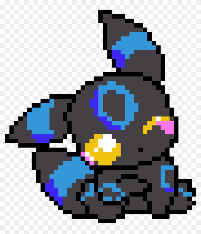 Pokemon - Shiny Umbreon Pixel Art #539343