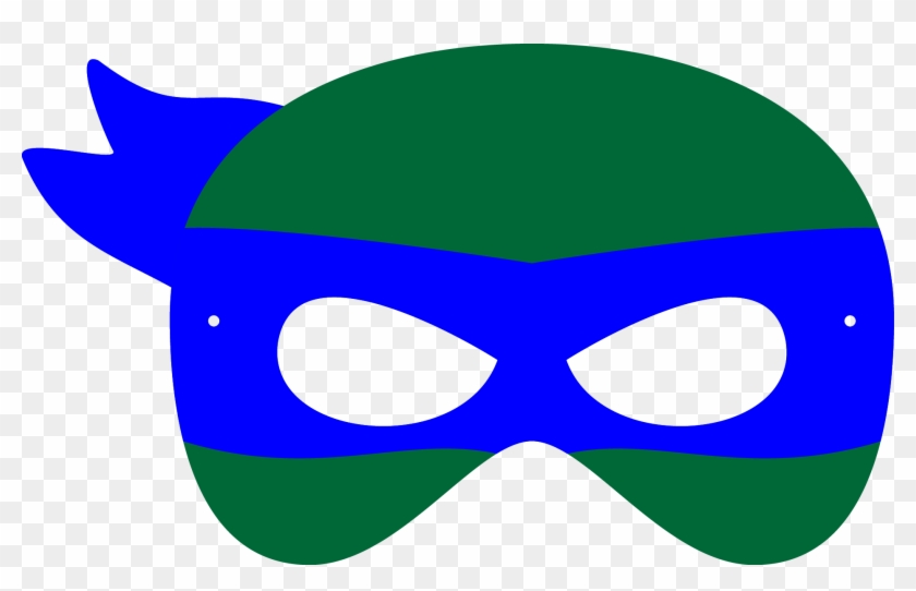 Foam Mask Templates Tmnt Leo Top Result 60 New Tortoise - Teenage Mutant Ninja Turtle Mask Printable #539386