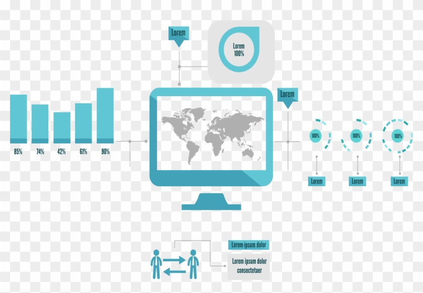 Chart Infographic Euclidean Vector Computer - Chart Infographic Euclidean Vector Computer #539443