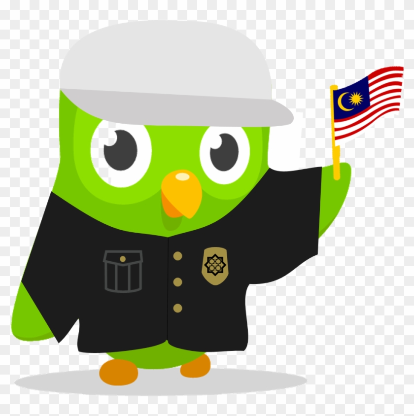 Police Clipart Owl - Duolingo Mascot #539486