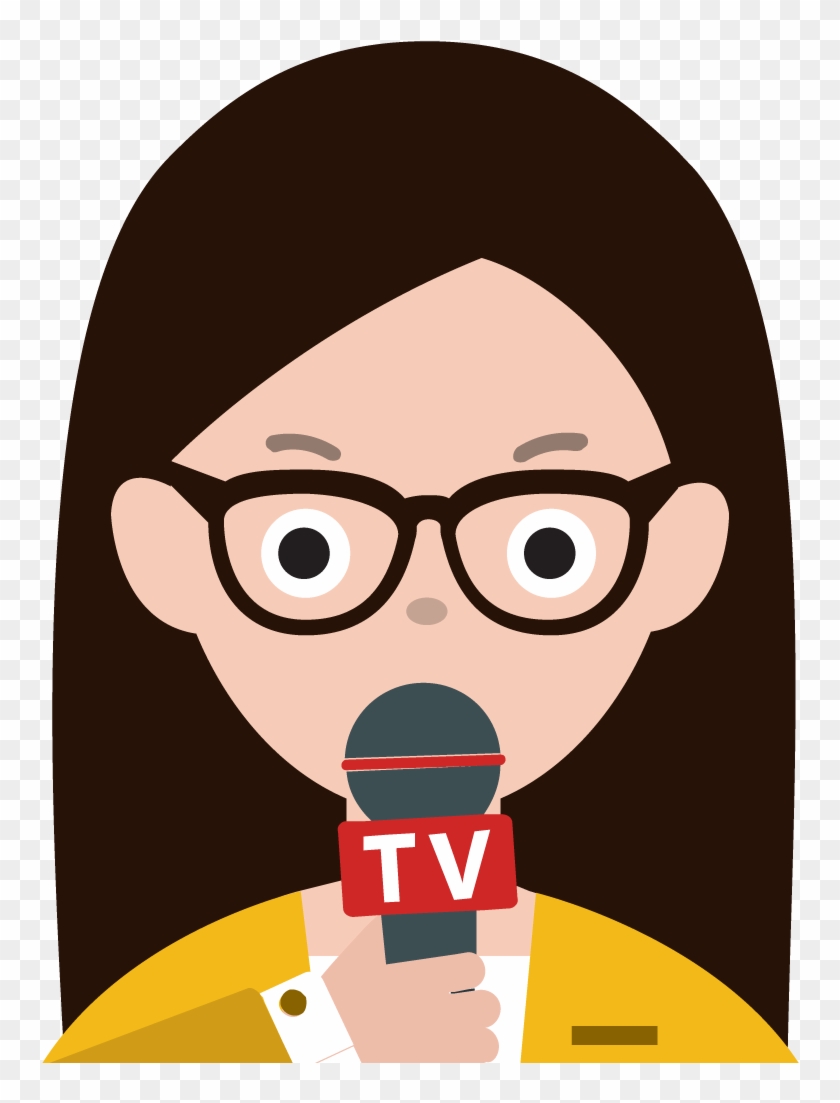 Reporter - News Reporter Clipart Transparent #539580