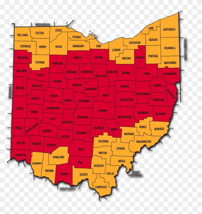 Ohio State Radon Map - Radon Map Ohio #539829
