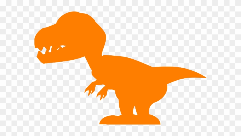 Orange T Rex Clipart #539871