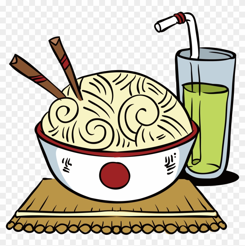 Ramen Japanese Cuisine Fast Food Japanese Noodles - Cartoon Japanese Foods #539902
