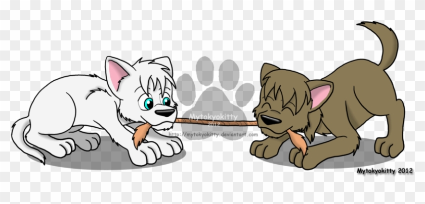 Tug Of War Play By Mytokyokitty - Cartoon #539925
