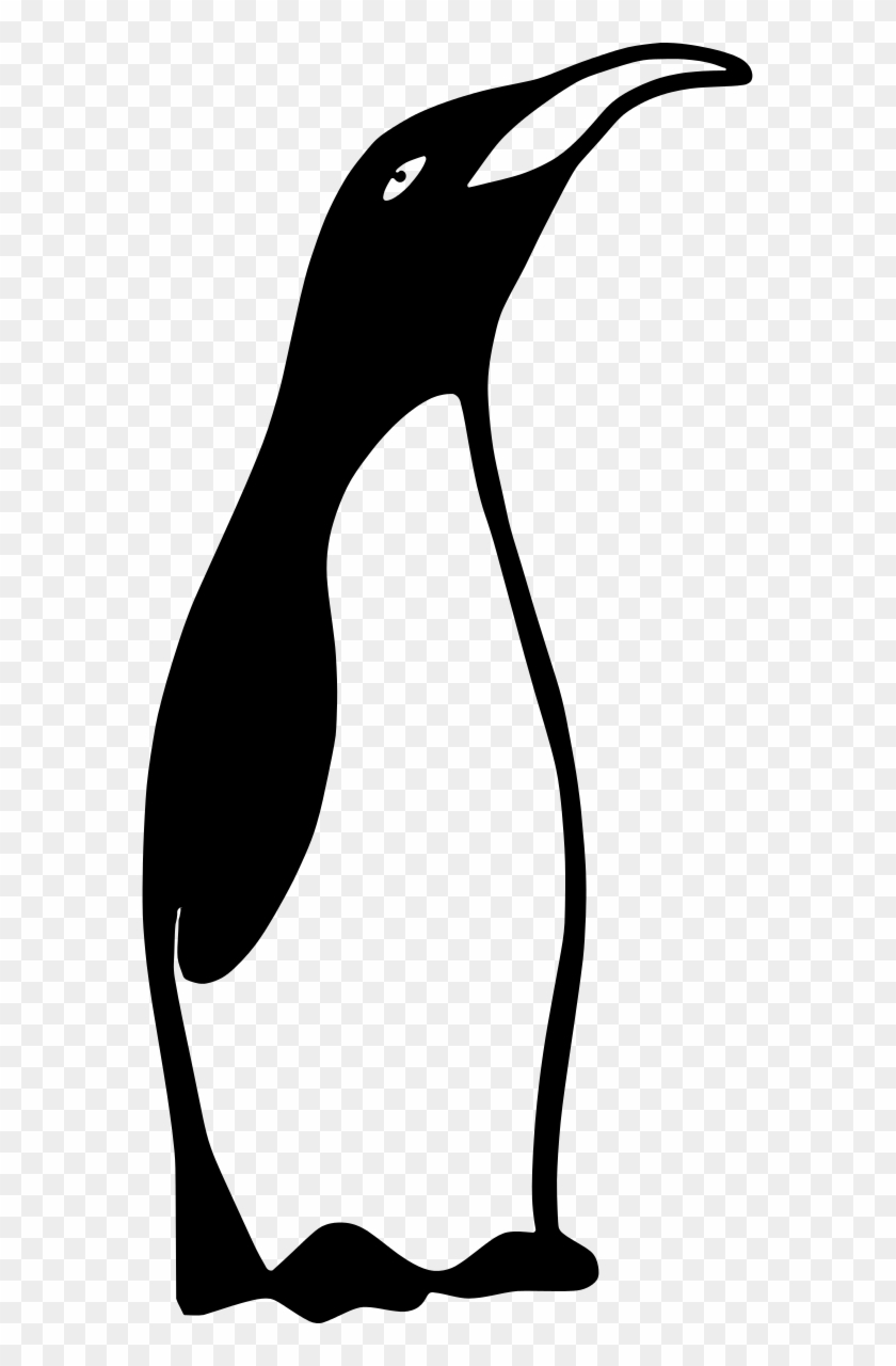 Smug Penguin Clipart By Corenominal - Penguin Vector Black And White #539997