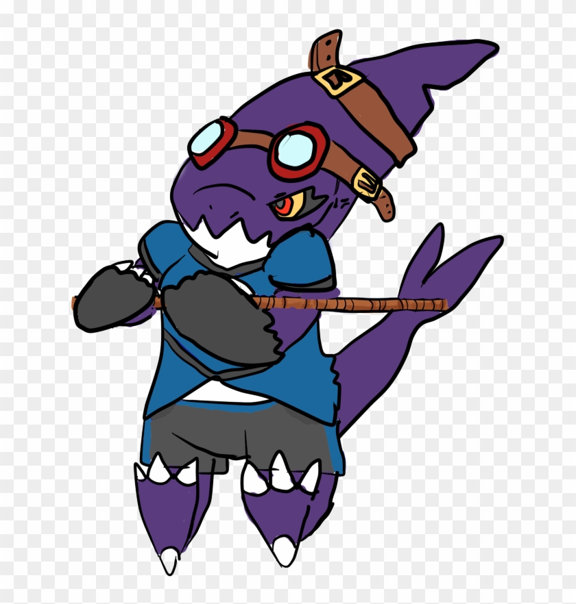 Tug O War Dwc Gwhitesharkmon By Scoiipedes - Cartoon #540009