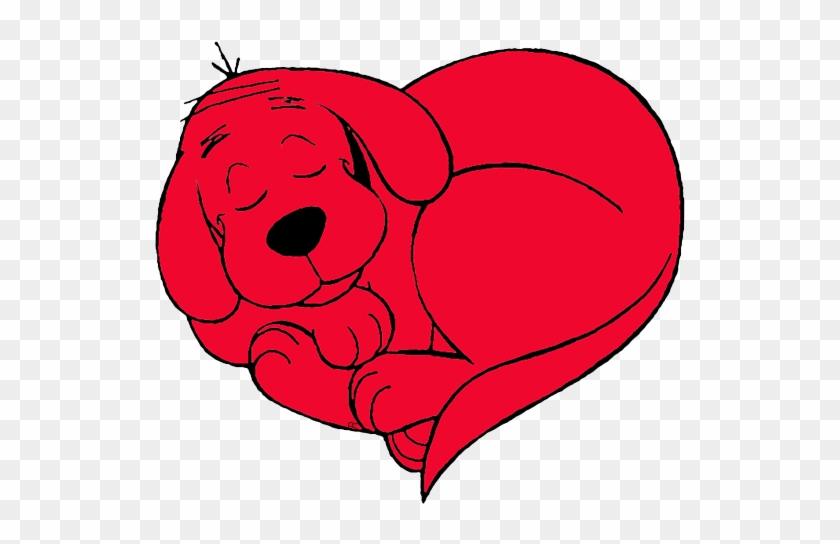 Clifford The Big Red Dog Clip Art Images - Clifford The Big Red Dog Heart #540068