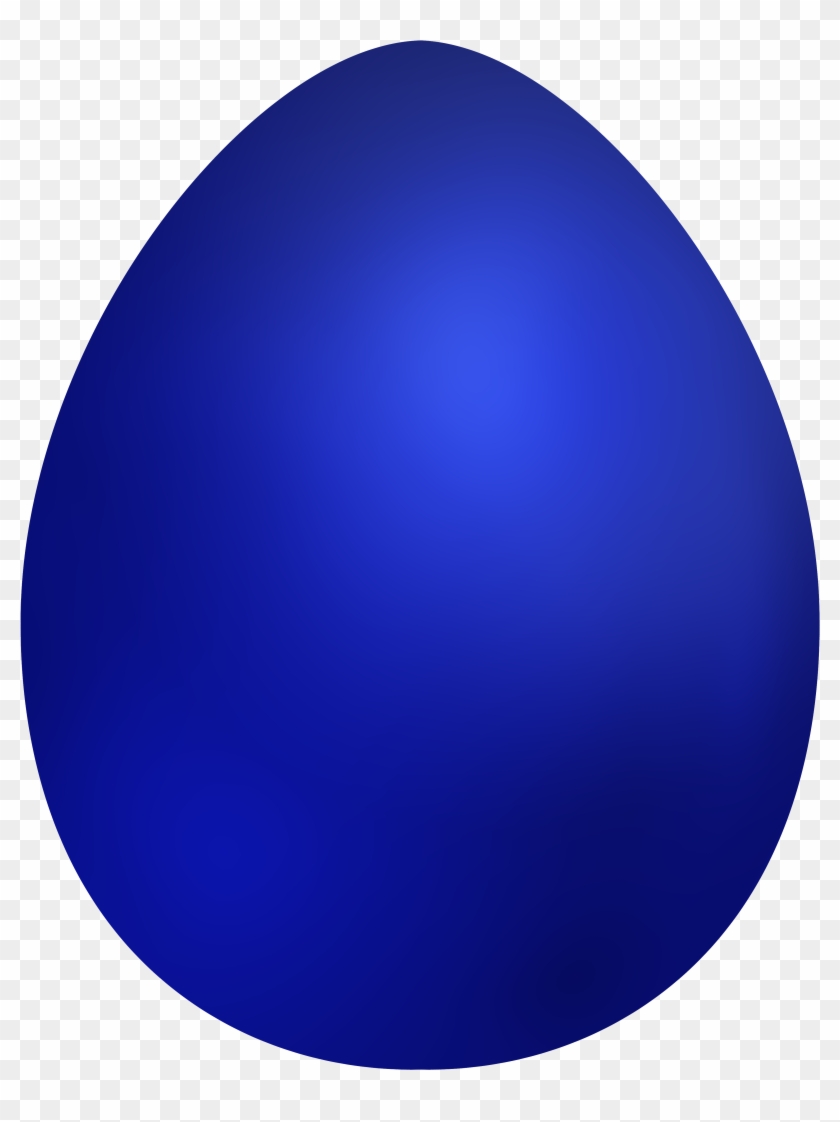 Blue Easter Egg Png Clip Art - Blue Easter Eggs Clipart #540087