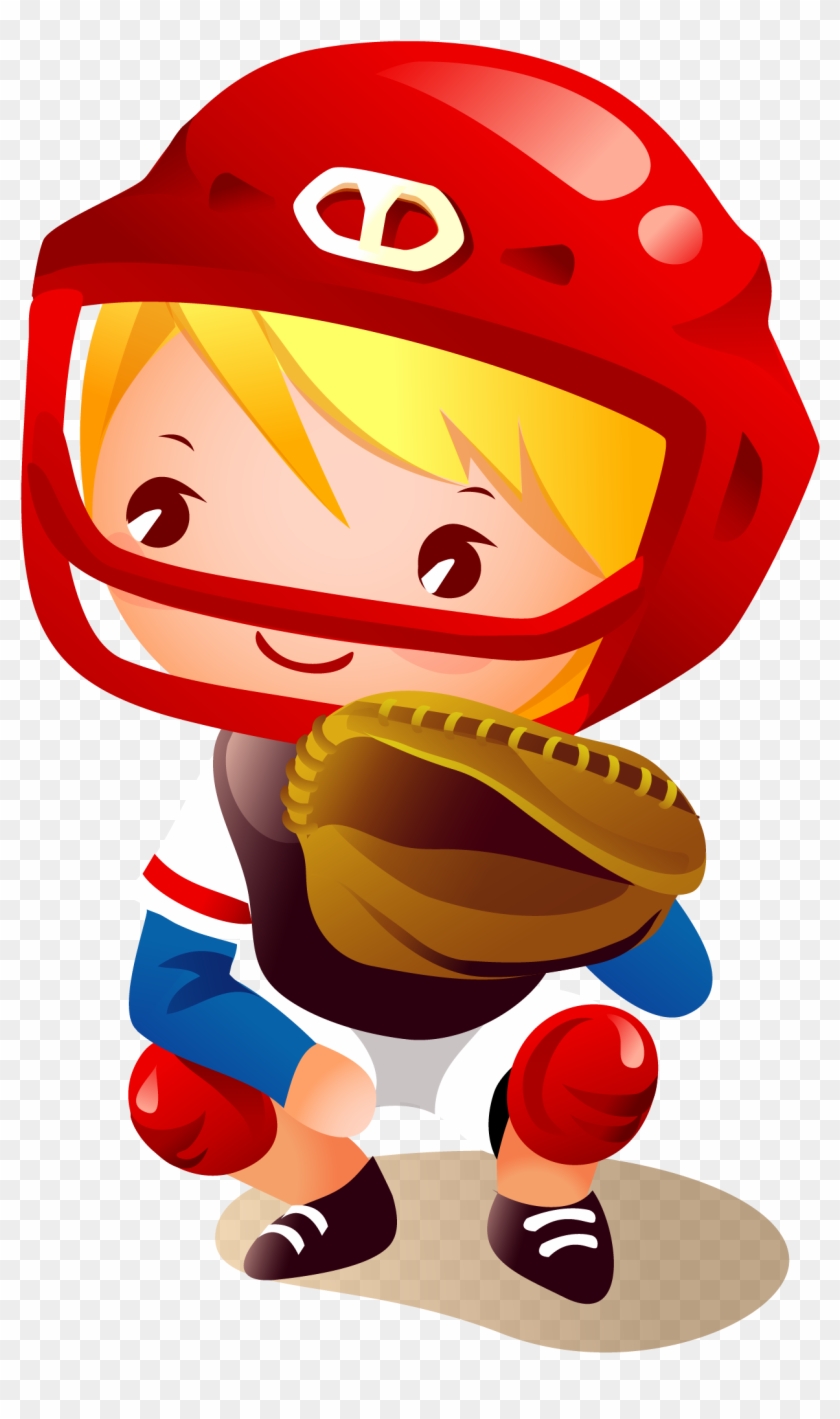 Baseball Child Euclidean Vector - Kid Cartoon Png Downlode #540178