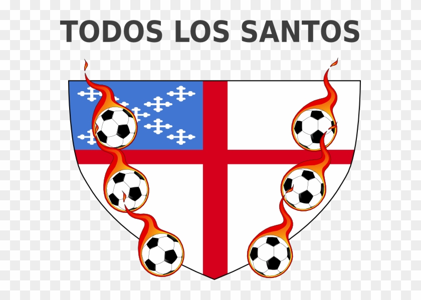 Episcopal Shield Soccer With Fire Hi Clipart - Custom Flaming Soccer Ball Throw Blanket #540209