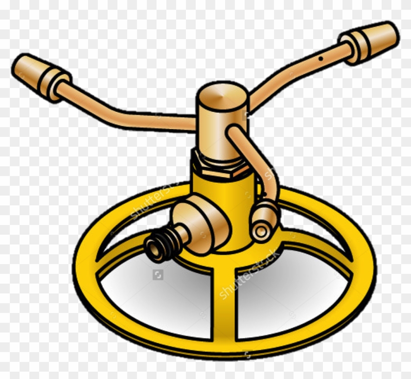 Irrigation Sprinkler Lawn Watering Cans Clip Art - Irrigation Sprinkler Lawn Watering Cans Clip Art #540441