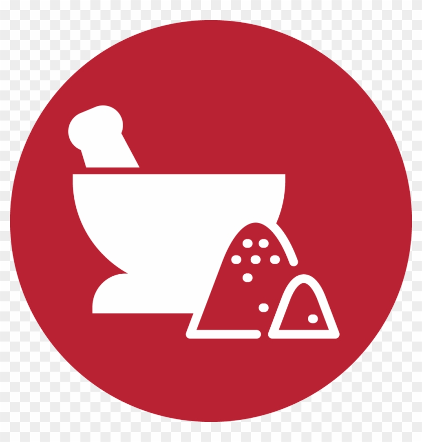 Mixing Bowl With Spices Graphic - Technology Red Icon Png #540335