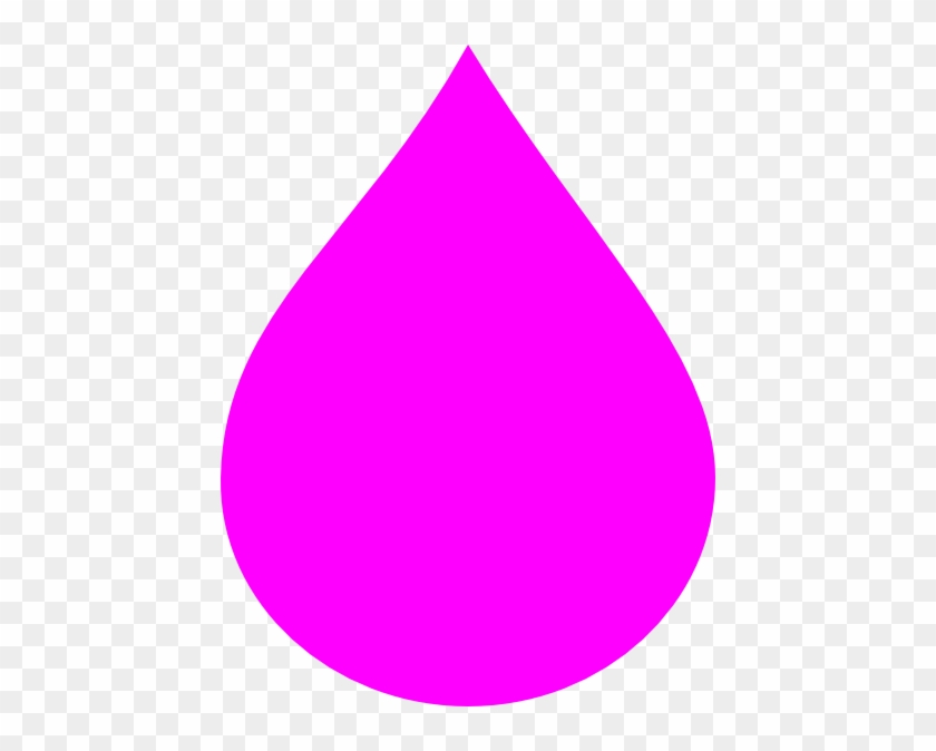 Pink Raindrop Clipart #540339