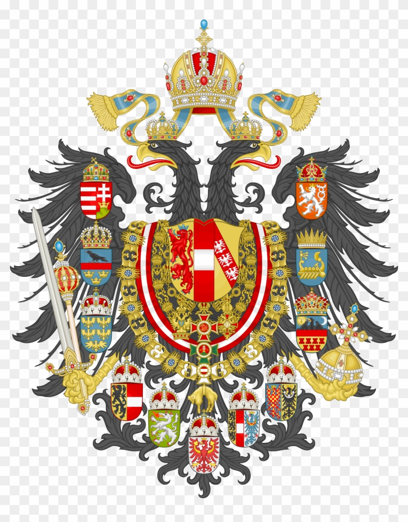 Imperial Coat Of Arms Of The Empire Of Austria - Austria Coat Of Arms #540499