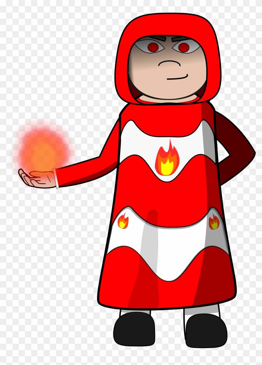 Fire Mage - Fantasy Paper Toy Characters Aqa #540550