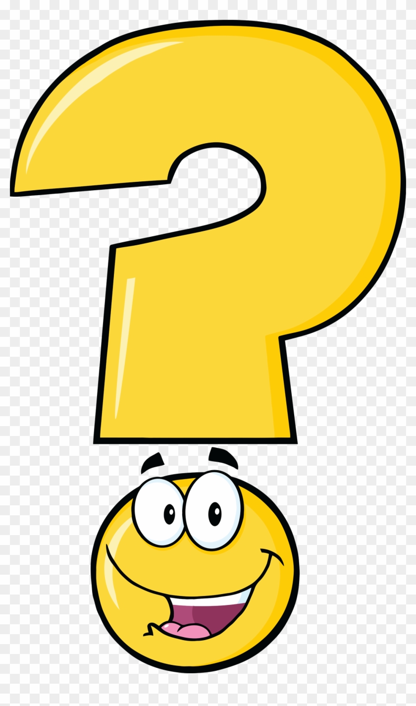 6254 Happy Yellow Question Mark Cartoon Character - Question Mark Cartoon #540566
