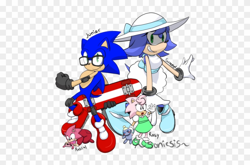 A Newer Update To The Sonamy Kids - Sonic The Hedgehog #540631